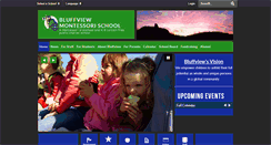 Desktop Screenshot of bluffviewmontessori.org